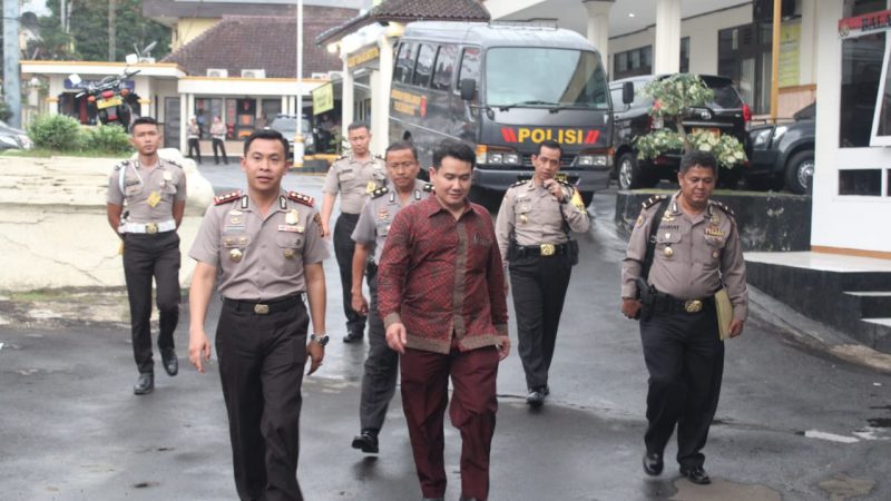 Dede Farhan Aulawi, kunjungi Polres Sukabumi Kota - Berita Bali Terkini, Media Bali - Pena Bali