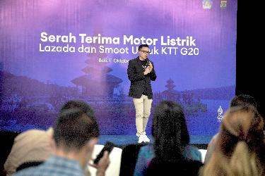 100 Motor Listrik Lazada Dan Smoot Dukung G20 Di Bali, Punya Speed 60 ...