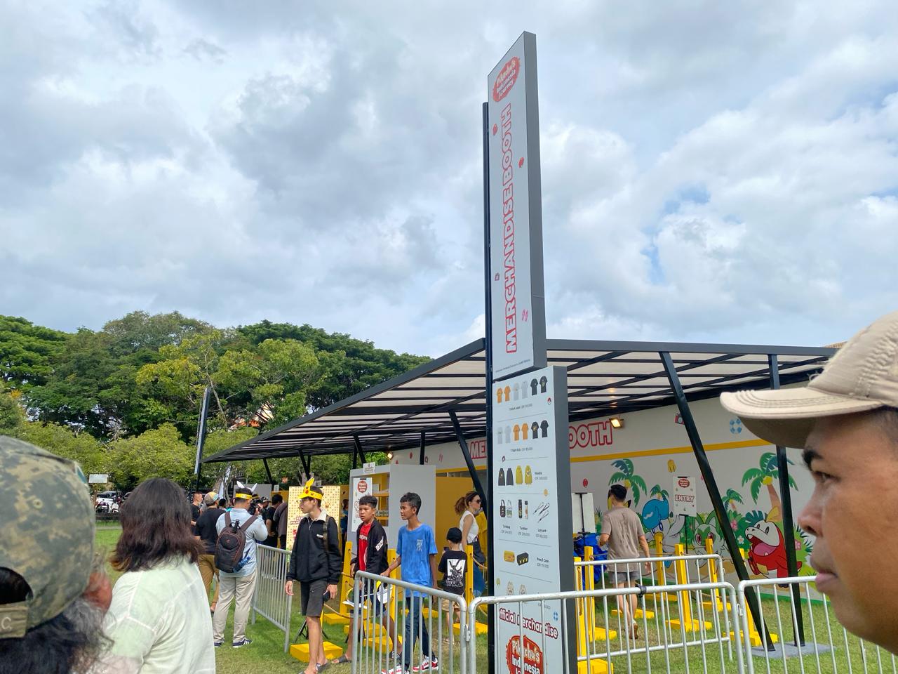 Pikachu Merchandise Booth