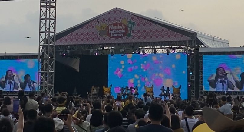 Pikachu dan JKT48 LIVE!