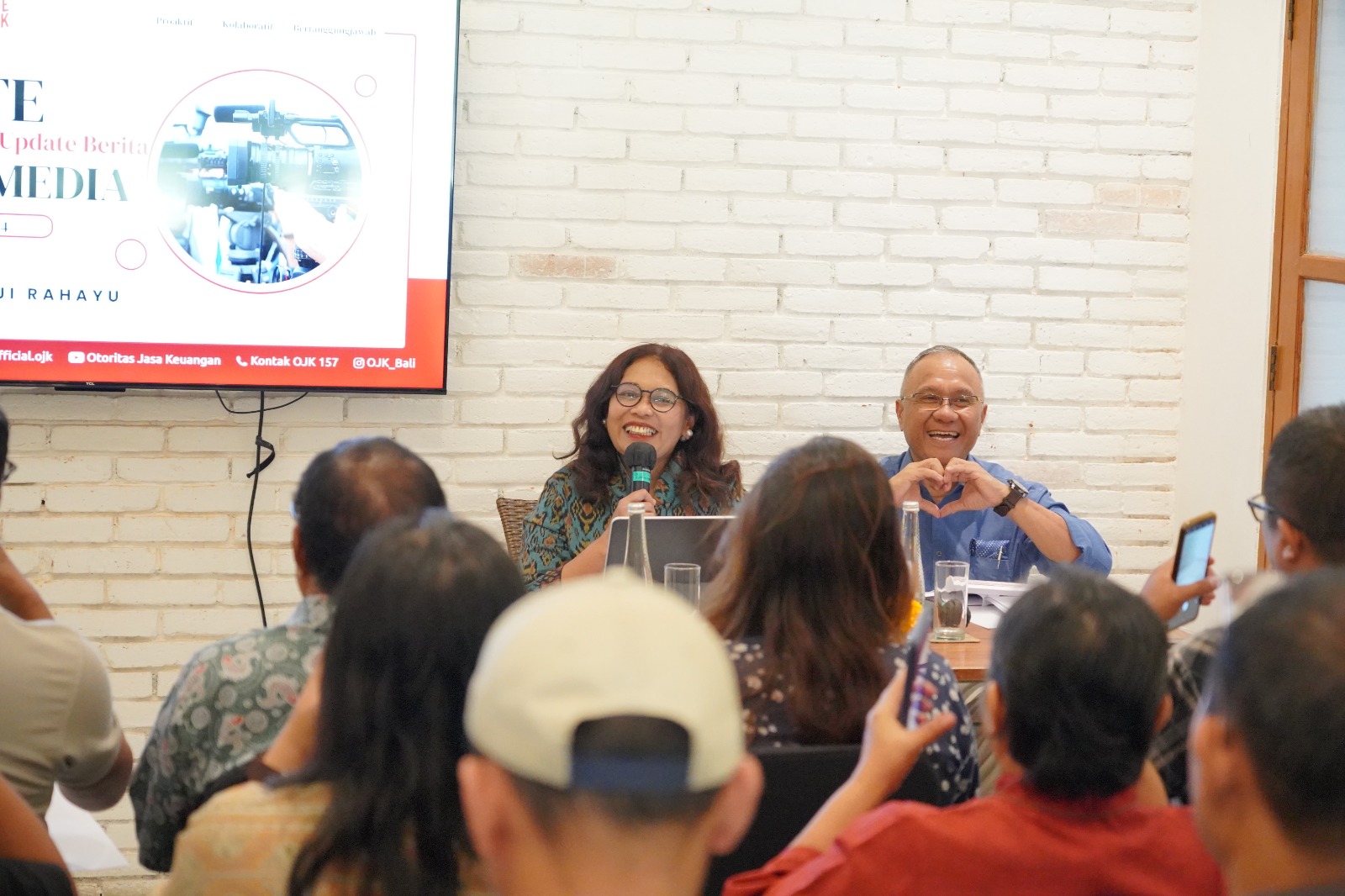 Acara NGORTE (Ngobrol Bersama Update Berita) bersama sejumlah media, di Denpasar, pada Rabu (10/7/2024).