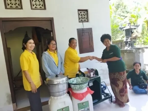 FP Unwar bersama masyarakat Desa Asahduren, Pekutatan, Jembrana.