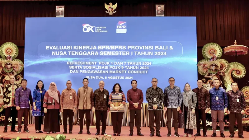 Evaluasi Kinerja BPR dan BPRS Wilayah Bali dan Nusa Tenggara Semester I Tahun 2024, Kamis (8/8).