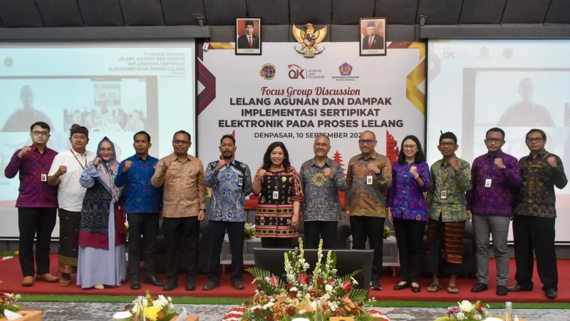 OJK Bali mengadakan Focus Group Discussion (FGD) dengan tema “Lelang Agunan dan Dampak Implementasi Sertifikat Elektronik pada Proses Lelang bagi BPR dan BPR di Wilayah Bali dan Nusa Tenggara”.