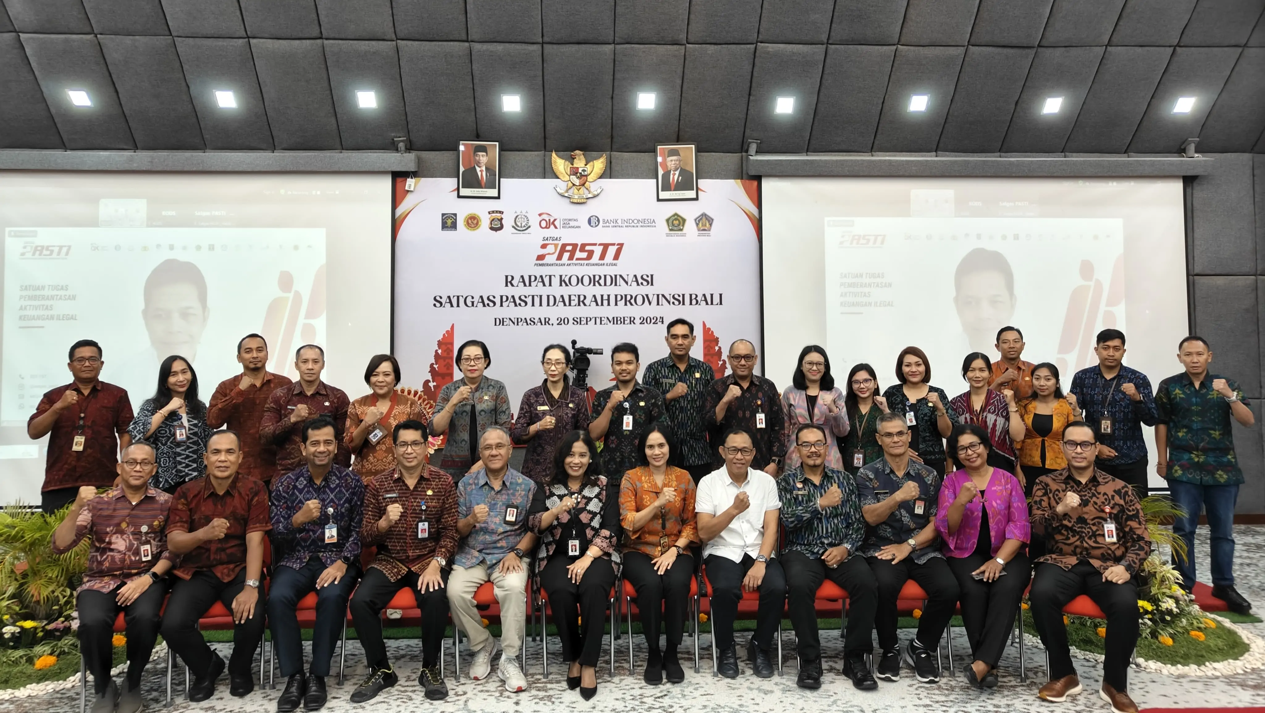 OJK Bali mengadakan Rapat Koordinasi Satgas Pasti Daerah Provinsi Bali yang dilaksanakan secara hybrid bertempat di Kantor OJK Provinsi Bali (20/9).