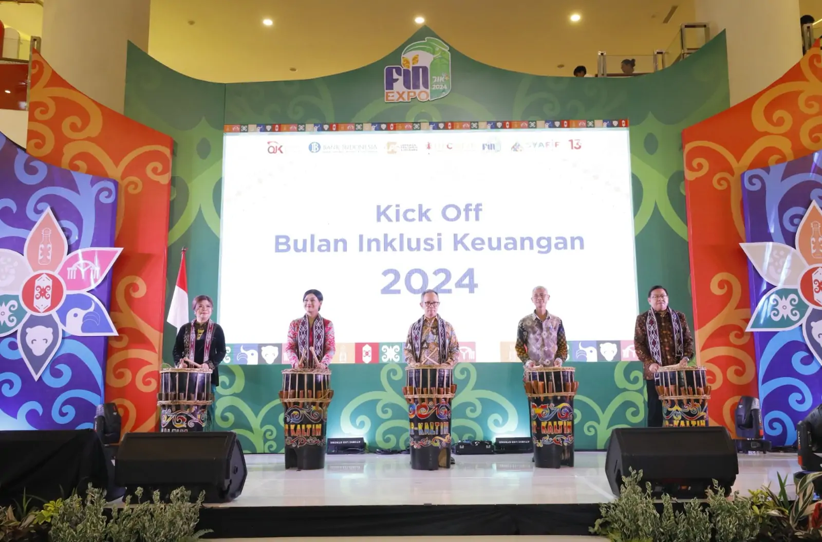 Otoritas Jasa Keuangan (OJK) menggelar acara pembukaan Bulan Inklusi Keuangan (BIK) 2024 di Balikpapan, Kalimantan Timur, Sabtu (05/10/2024).