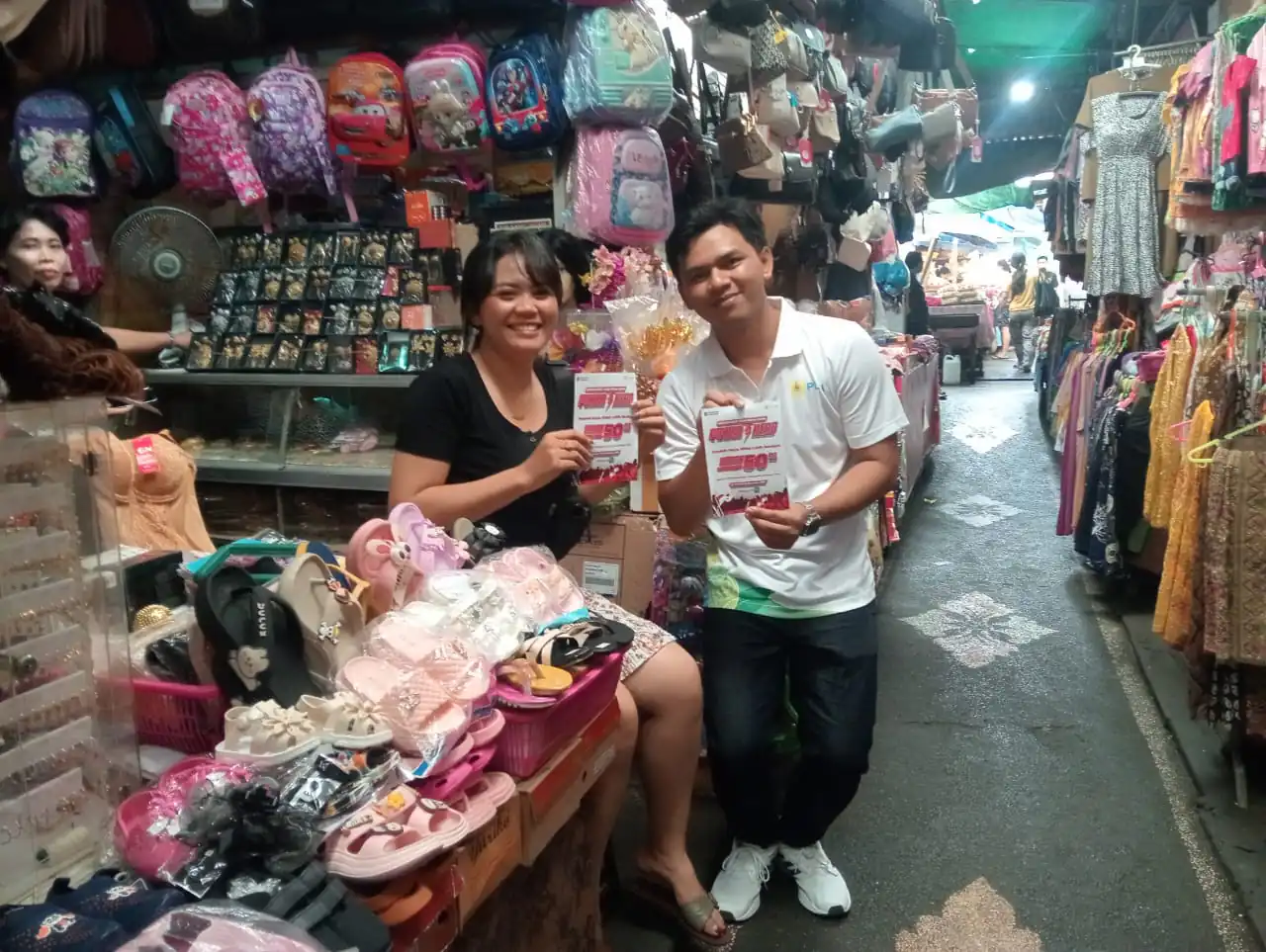 PLN ULP Tabanan mengajak para pedagang memanfaatkan promo Power Hero Diskon 50% Tambah Daya agar usaha semakin nyaman dan listrik makin andal.