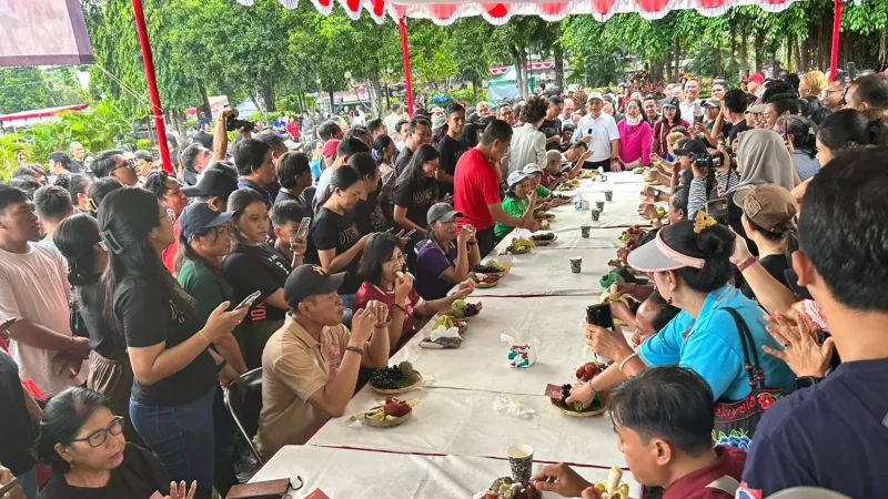 Gelar Pangan Lokal, Gerakan Pangan Murah, dan Lomba Makan Buah Lokal Semarakkan HUT Ke-422 Kota Singaraja